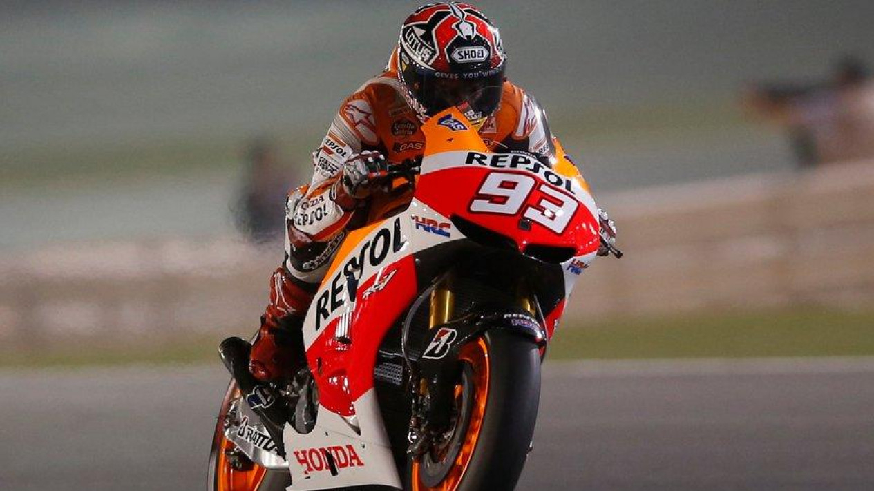 Foto Marc Marquez Kuasai FP II MotoGP Amerika