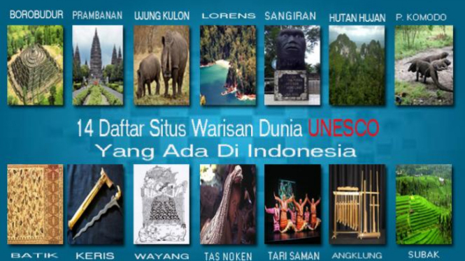 Daftar Situs Warisan Dunia Indonesia