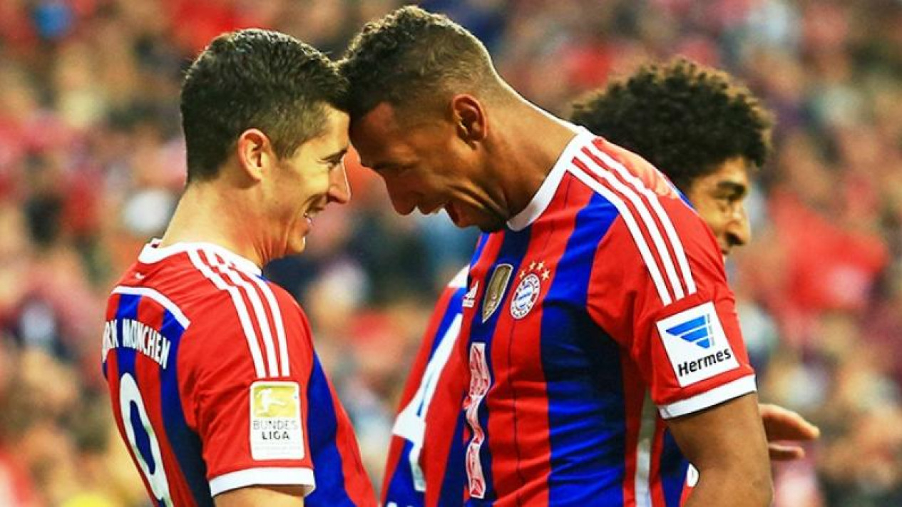 Foto Lewandowski Dan Boateng Bersitegang Di Sesi Latihan Bayern