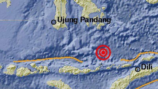 BMKG 267 Gempa Susulan Terjadi Di Laut Flores