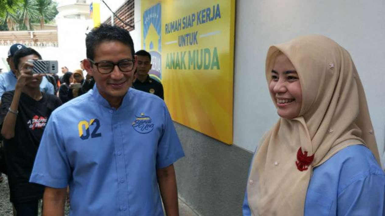 Foto Ada Rumah Siap Kerja Sandi Yakin Kurangi Pengangguran