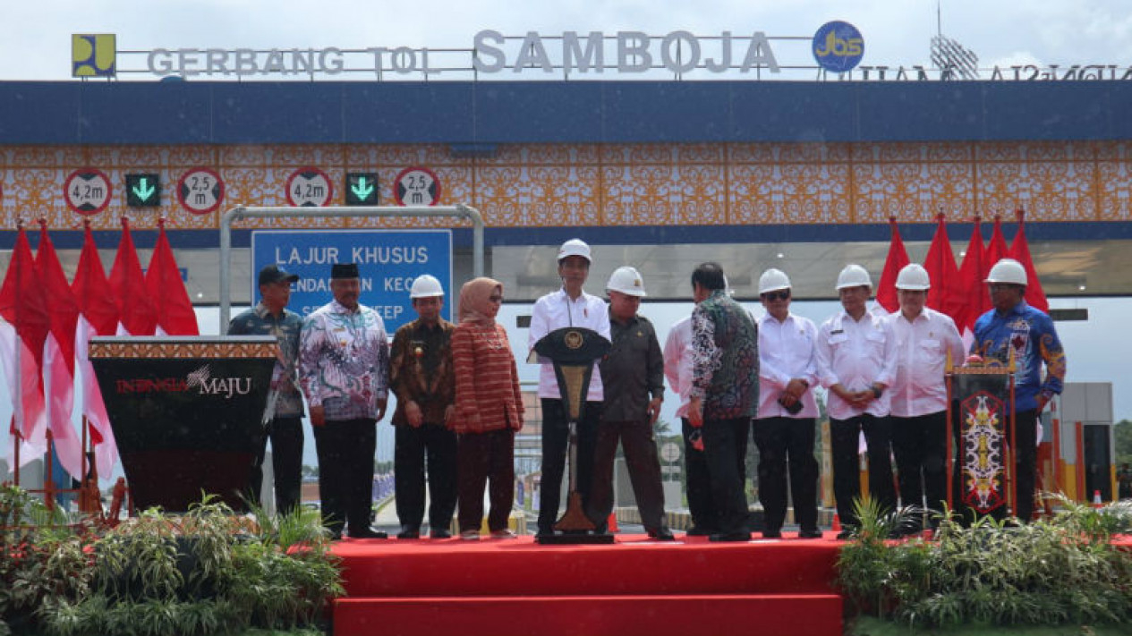 Foto Akhirnya Kalimantan Punya Jalan Tol