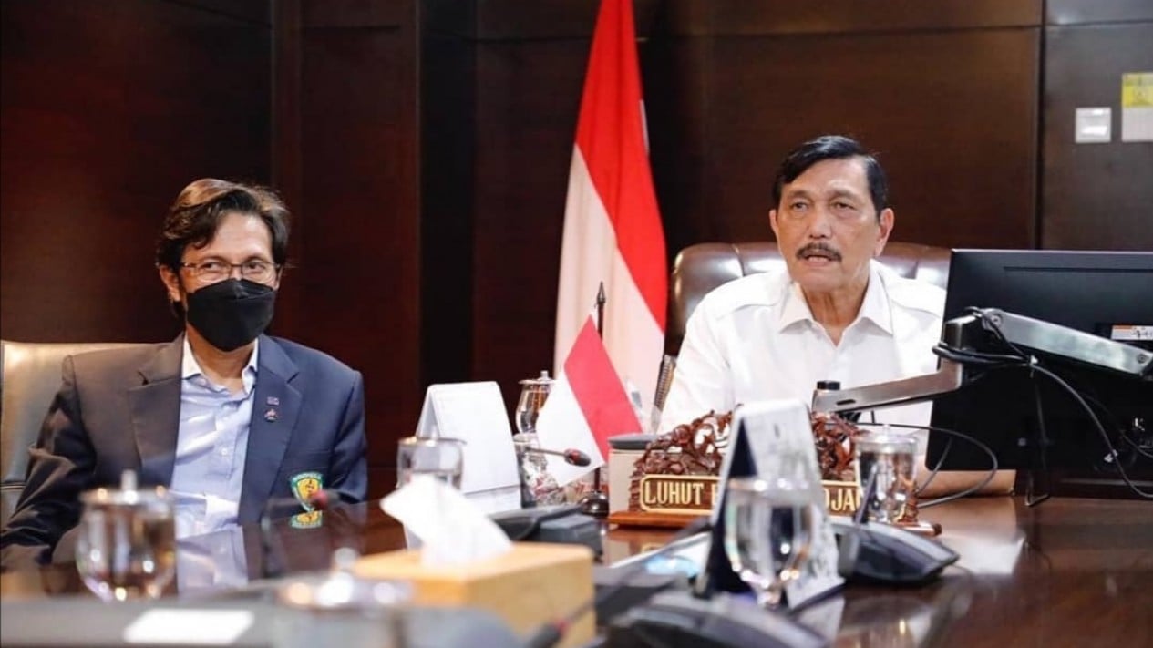 Foto Luhut Umumkan Kepengurusan Pb Pasi Periode