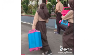 7 Potret Lucu No Backpack Day Siswa Sekolah Di Indonesia