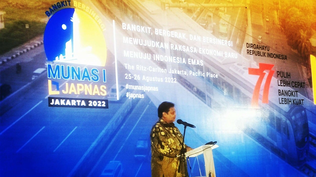 Foto Airlangga Harga Energi Kunci Capai Target Pertumbuhan Ekonomi 2022