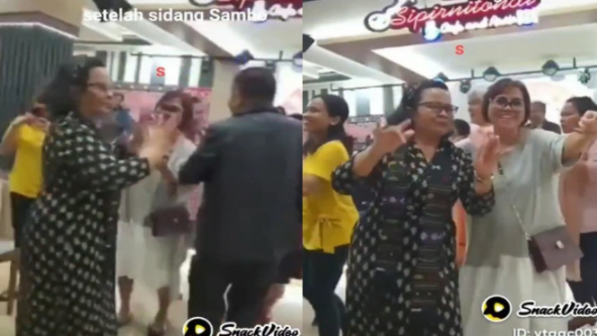 Beredar Video Pengacara Dan Keluarga Brigadir J Joget Usai Sidang Sambo