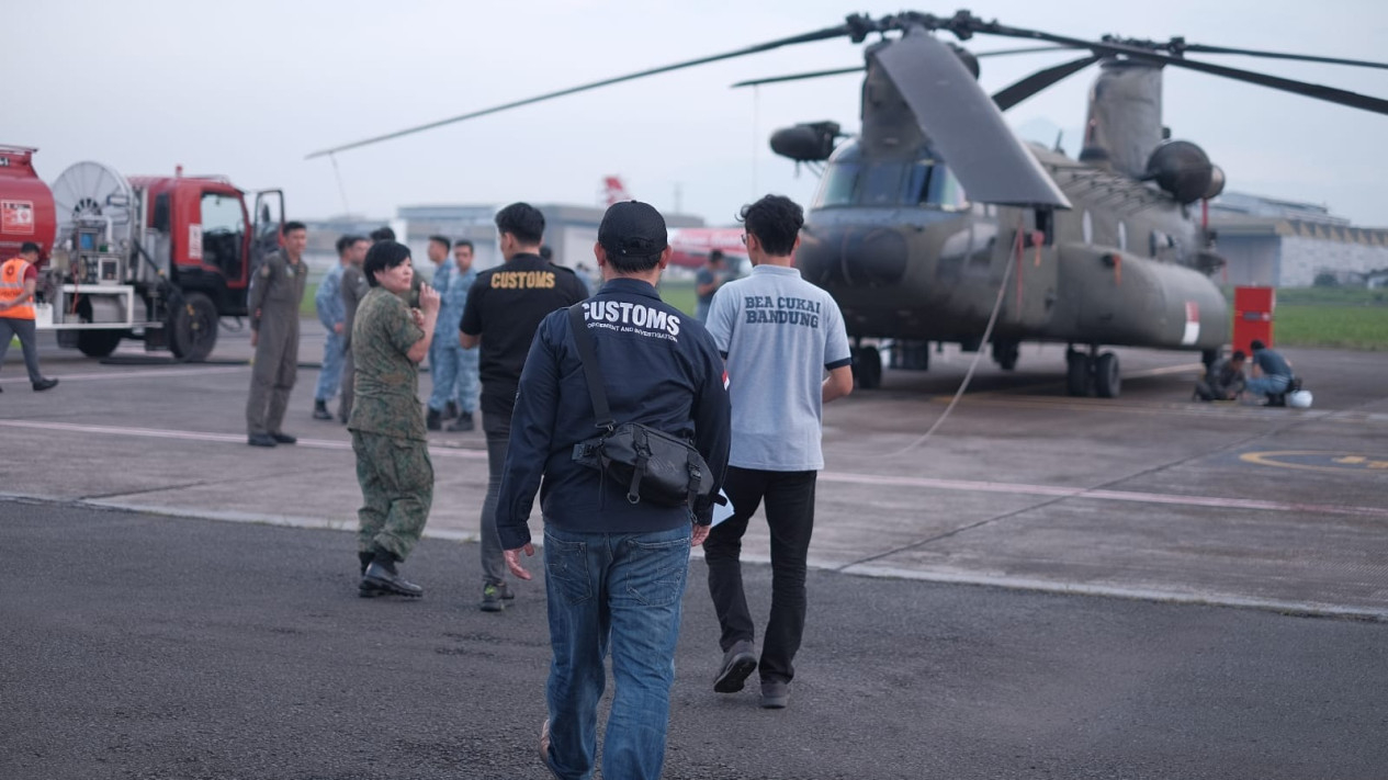 Foto Fasilitas Impor Sementara Sukseskan Latihan Militer Tentara