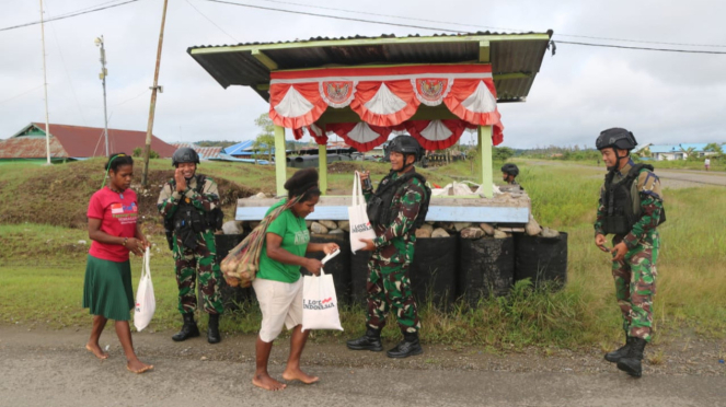 Aksi Penghadangan Pasukan Bang Alex Kostrad Tni Di Papua Berakhir Manis