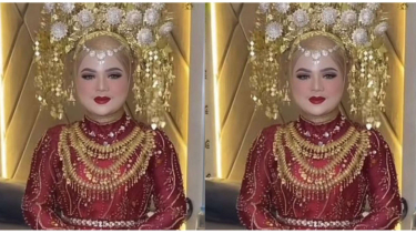 Bikin Pangling Pengantin Wanita Berkumis Tebal Disulap MUA Jadi Cantik