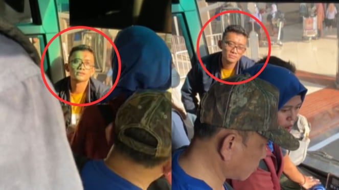 Viral Laki Laki Diduga Depresi Ngamuk Di Bus Minta Sopir Tabrakkan