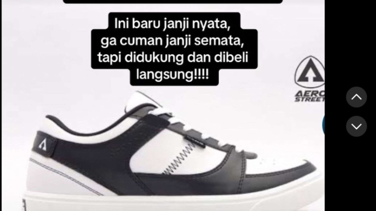 Foto Sepatu Yang Dipakai Gibran Rakabuming Raka Saat Debat Cawapres