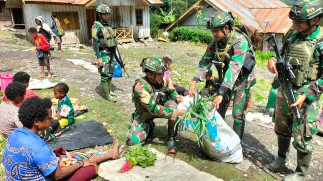 Baru Beberapa Hari Masuk Papua Pasukan Buaya Putih Kostrad TNI