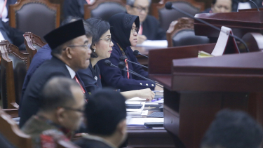 MK Jelaskan Alasan 4 Menteri Tak Disumpah Saat Hadir Sidang Sengketa