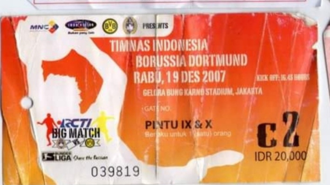 Timnas Indonesia Pernah Jajal Borussia Dortmund Harga Tiket Cuma Rp20