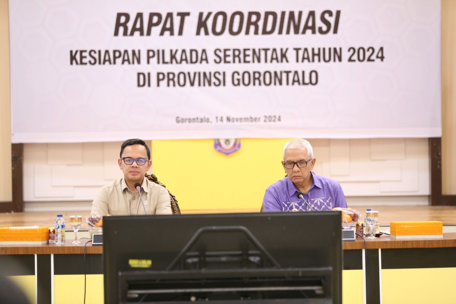 Il viceministro degli Interni Bima Arya chiede al governo provinciale di Gorontalo di mantenere la stabilità politica e la sicurezza in vista delle elezioni regionali simultanee del 2024