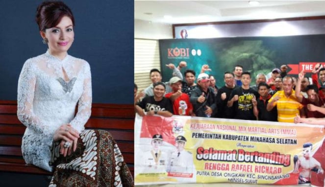 Bupati Minahasa Selatan Christiany Eugenia Paruntu (kiri)