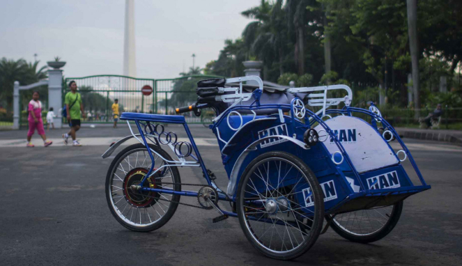 Becak Listrik Jakarta