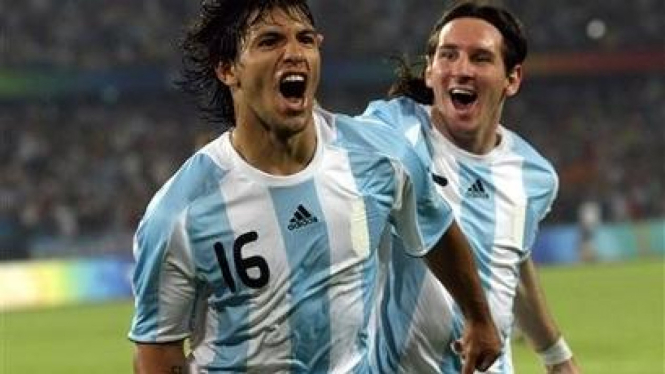 Sergio Aguero & Lionel Messi