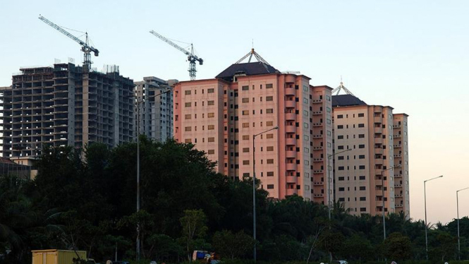 Pembangunan apartemen di Jakarta