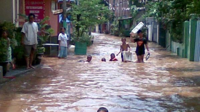 Banjir di kawasan Petogogan, Kebayoran Baru