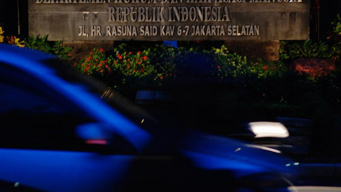 Gedung Depkumham di Jl.Rasuna Said,Jakarta.