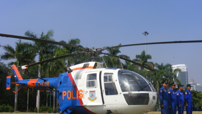 Helikopter polisi