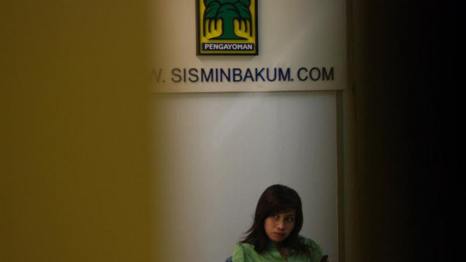 Ruang PT.Sarana Rekatama Dinamika di Gedung Dirjen AHU,Depkumham,Jakarta.