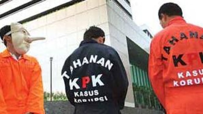 Rancangan baju tersangka koruptor.