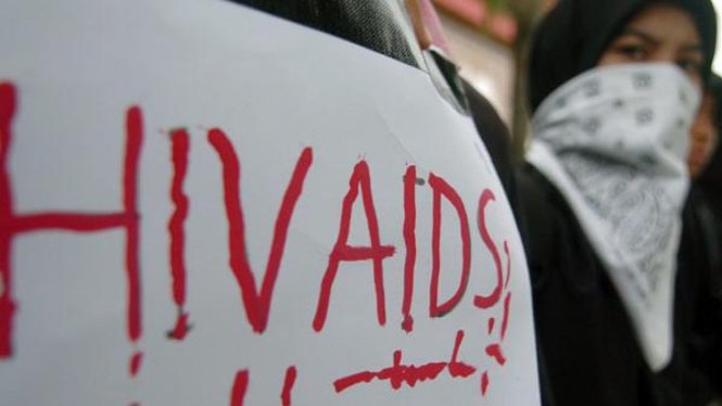 Demo hari Aids sedunia
