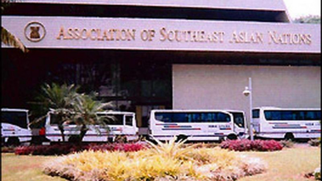 Gedung Sekretariat ASEAN di Jakarta.