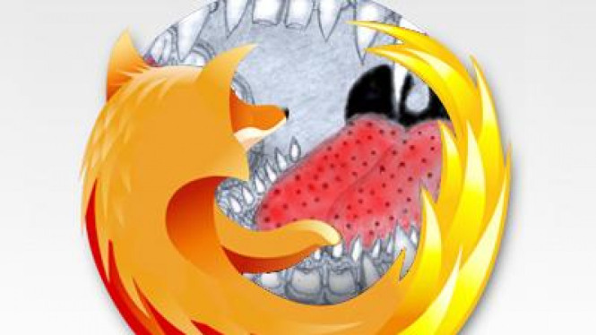Ilustrasi Virus Firefox