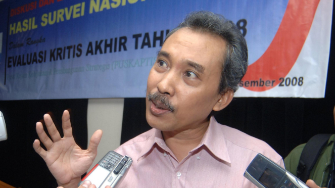 Direktur Riset Lembaga Ilmu Pengetahuan Indonesia, Syamsuddin Haris.