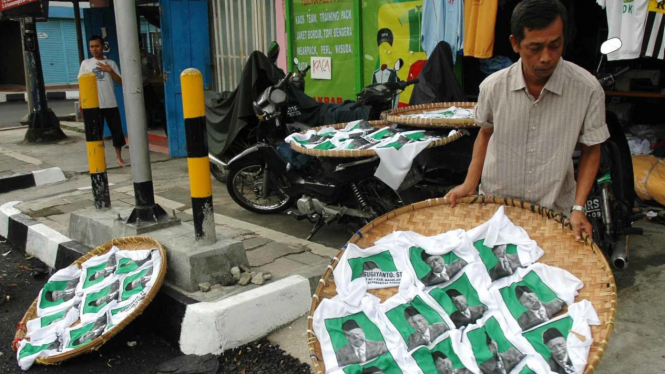 Pemesanan kaos kampanye Pemilu meningkat di Yogyakarta