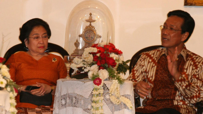 Megawati Soekarnoputri dan Sri Sultan Hamengku Buwono X