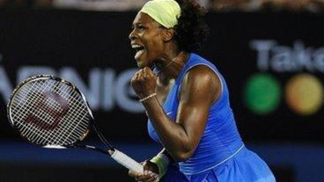 Serena Williams selepas melawan Svetlana Kuznetsova