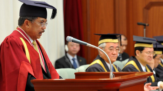 Jusuf Kalla dianugerahi Doktor Kehormatan di Universitas Soka,Tokyo