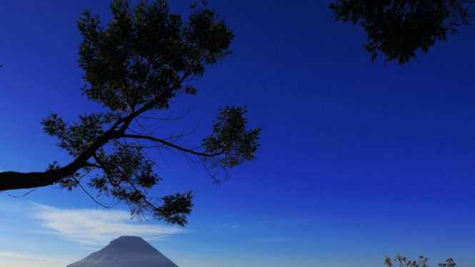 Panorama Alam di Pegunungan Dieng Wonosobo Jawa Tengah