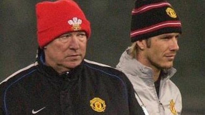 David Beckham & Sir Alex Ferguson