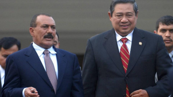 Presiden Susilo Bambang Yudhoyono dan Presiden Yaman, Ali Abdullah Saleh