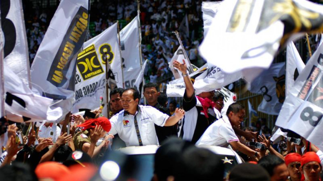 Kampanye akbar PKS di Gelora Bung Karno, Jakarta, pada Pemilu 2014.