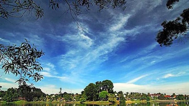 Taman Wisata Situ Gintung sebelum musibah tanggul jebol