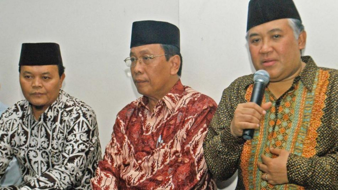 Din Syamsuddin, Sekjen MUI Ikhwan Syam dan Ketua MPR, Hidayat Nur Wahid