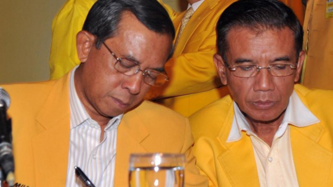 Ketua Golkar Syamsul Muarif & Sekjen Golkar Sumarsono