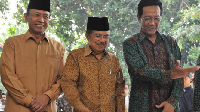 Jusuf Kalla & Wiranto menemui Sri Sultan Hamengku Buwono X