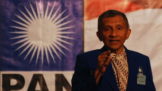 Ketua Majelis Kehormatan Partai Amanat Nasional, Amien Rais.