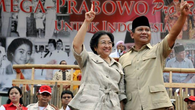 Megawati & Prabowo Subianto kampanye akbar di Gelora Bung Karno