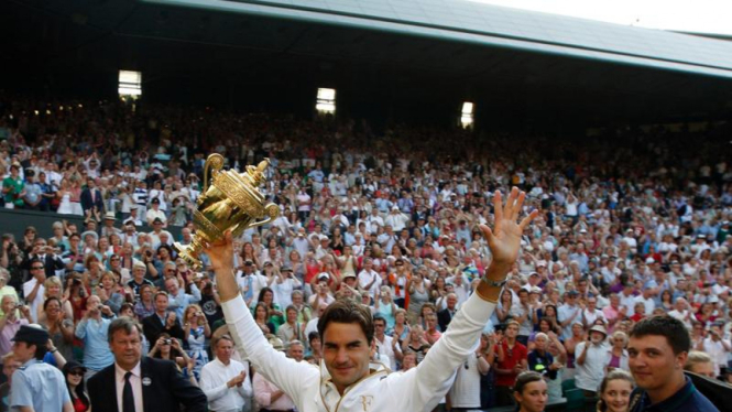 Juara Wimbledon: Roger Federer