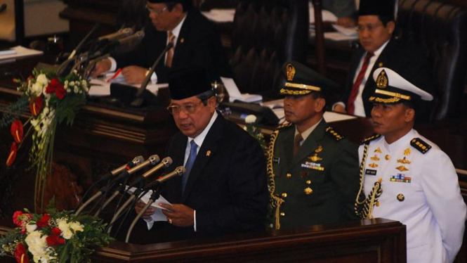 Paripurna Luar Biasa : Susilo Bambang Yudhoyono
