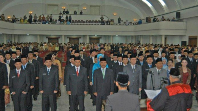 Anggota DPRD dilantik. (Foto ilustrasi).