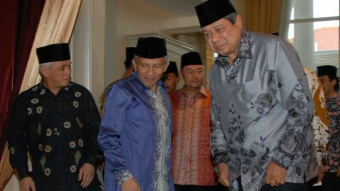 Hatta Rajasa, Amien Rais dan Susilo Bambang Yudhoyono